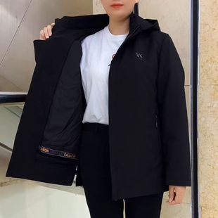 2025新款皮草派克服整皮兔毛内胆可拆卸简约商务短款秋冬男士外套