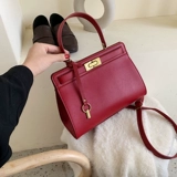 Красная вместительная и большая портативная сумка для невесты, для подружки невесты