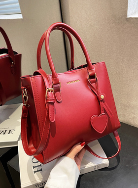 红色婚包女新娘包2025新款结婚包平时可用妈妈婆婆时尚单肩斜挎包