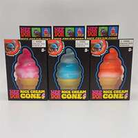 New stress-relieving toy Needoh Nice Cream Cone gradient ice cream Stress-relieving Slow Rebound Pinching fun thumbnail 5