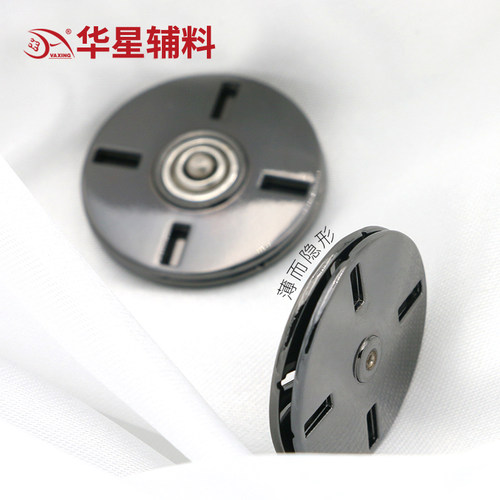 华星皮草暗扣大衣高档隐形