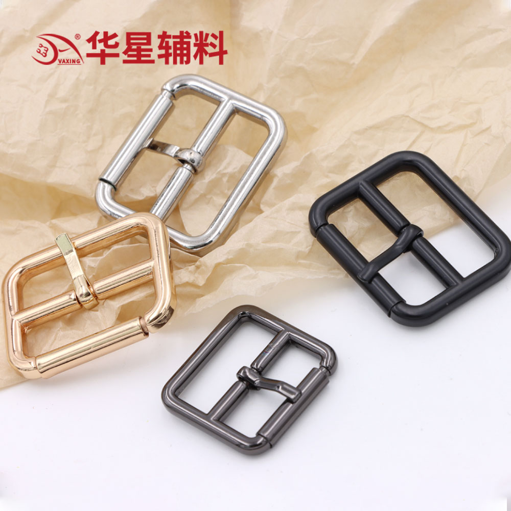 金属环日字扣高档三档扣皮衣袖袢连接环箱包扣鞋服调节扣方形档扣