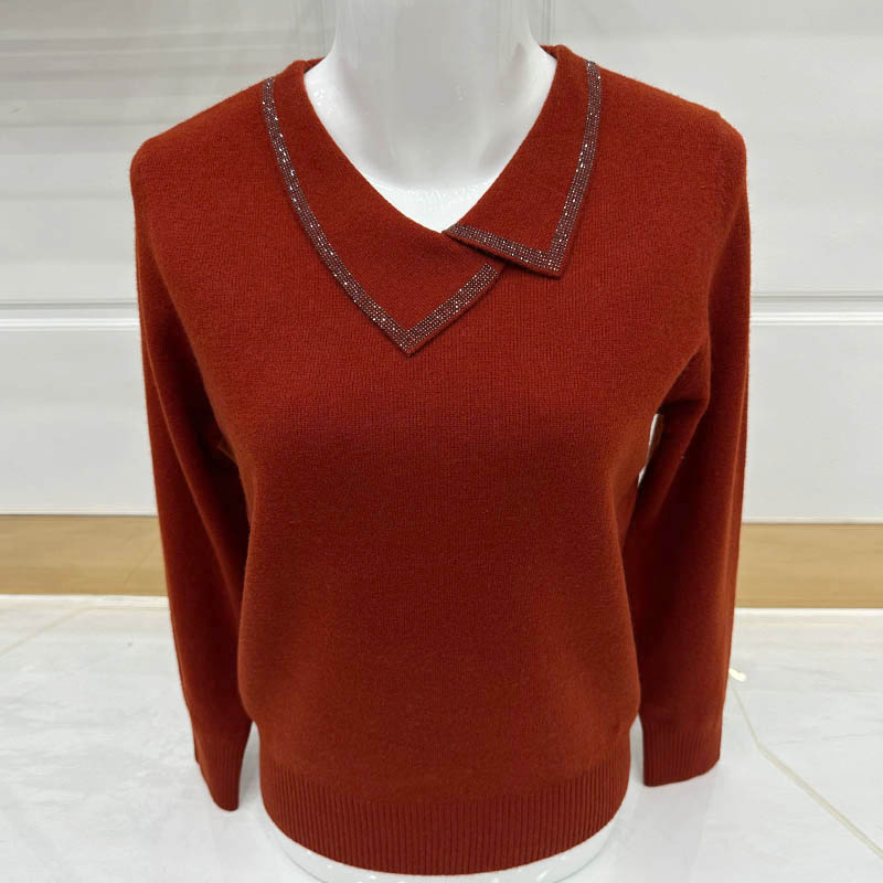 中老年妈妈洋气小衫秋装上衣女装