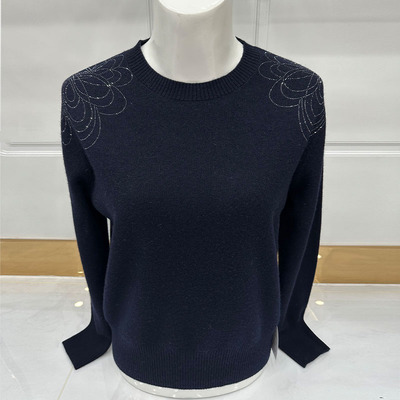 气质洋气妈妈秋装2025新款毛衣女