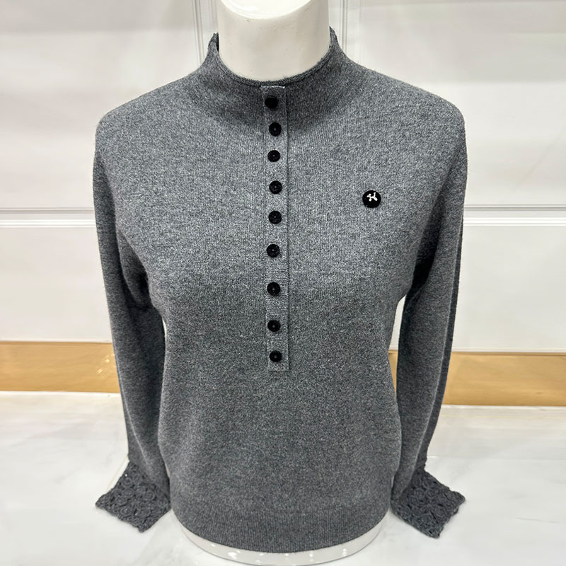 半高领毛衣女款2025新款纯羊毛衫