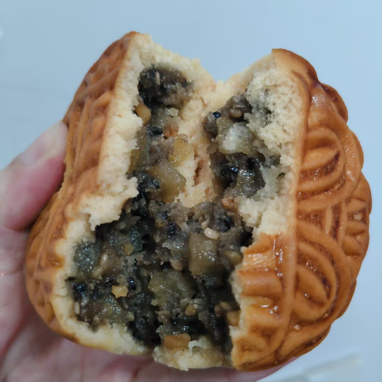 广西月饼老款大什锦月饼糕点广式五仁月饼正宗手工月饼家乡老味道