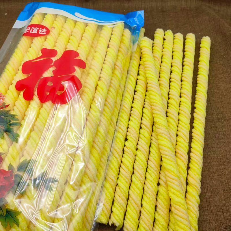 超长传统老式玉米棒福气满满8090麻花大米爆米花米果怀旧童年零食