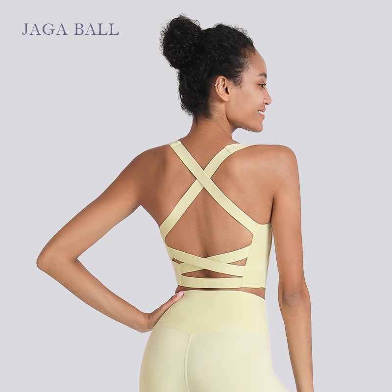 吸湿排汗U形运动文胸无痕