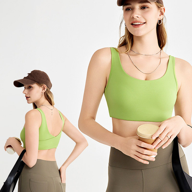 欧美风交叉美背一体杯裸感无袖瑜伽上衣跑步减震运动内衣女健身,运动服/休闲服装,运动文胸,淘宝优惠券,粉丝福利购,淘宝优惠卷
