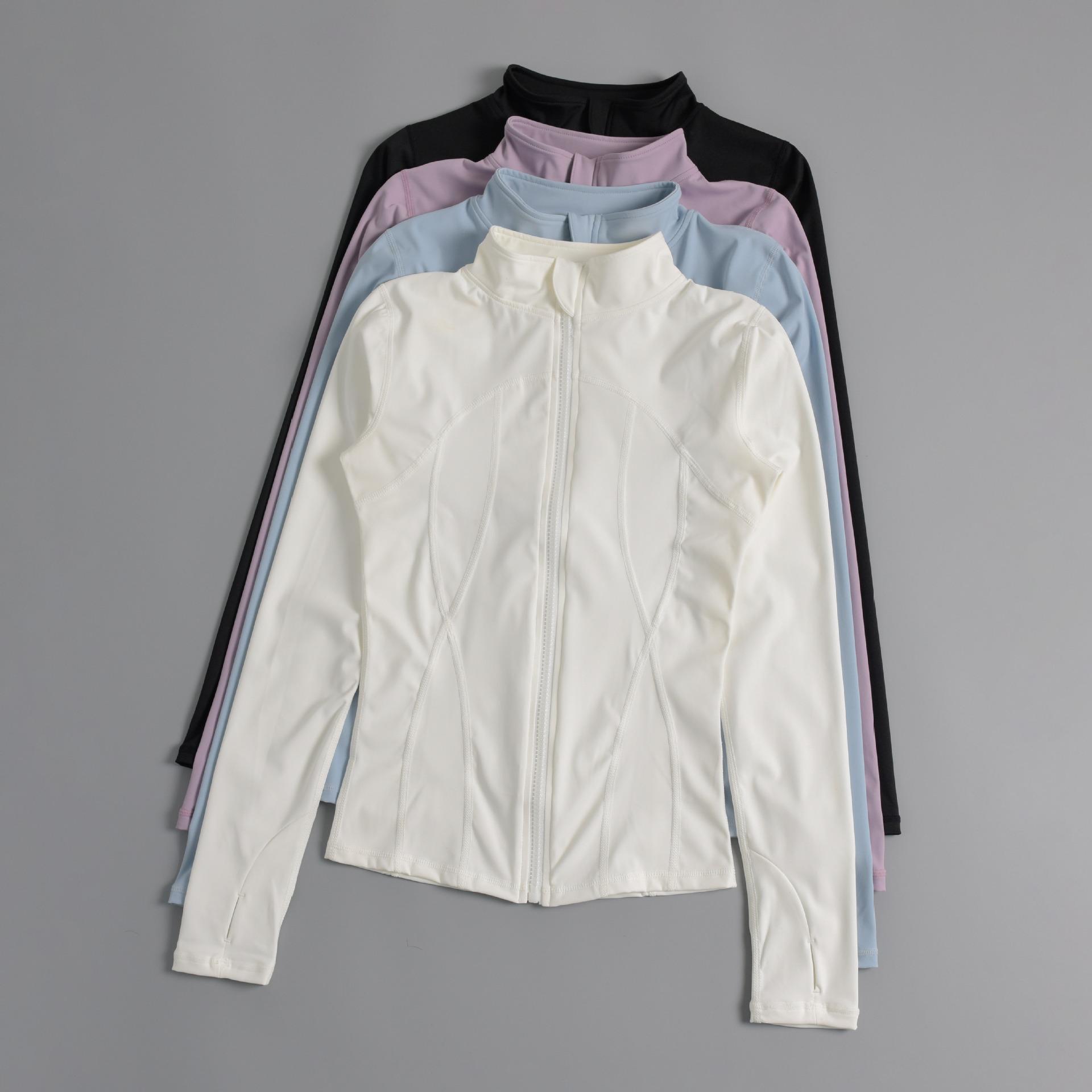 修身立领速干面料显腰身