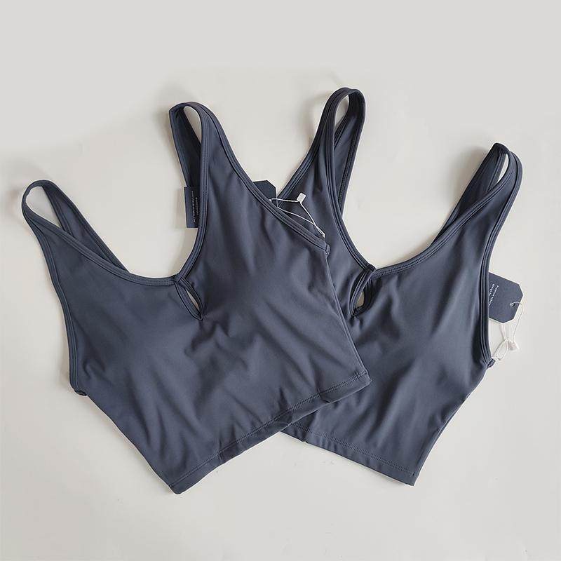 瑜伽健身运动U型V型开领文胸