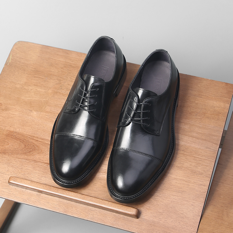手工真皮男士皮鞋英伦风商务正装