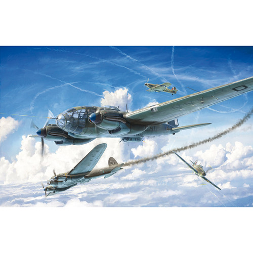 文华伊达雷利/ITALERI1/72 亨克尔HE-111 轰炸机 拼装模型1436