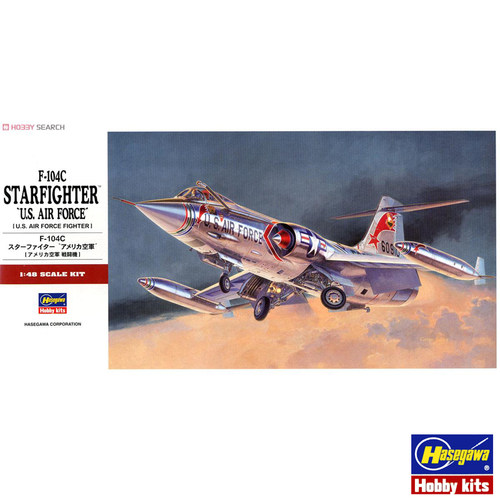 文华 长谷川1/48 美 空军 F104C 星式战斗机 拼装模型 07219
