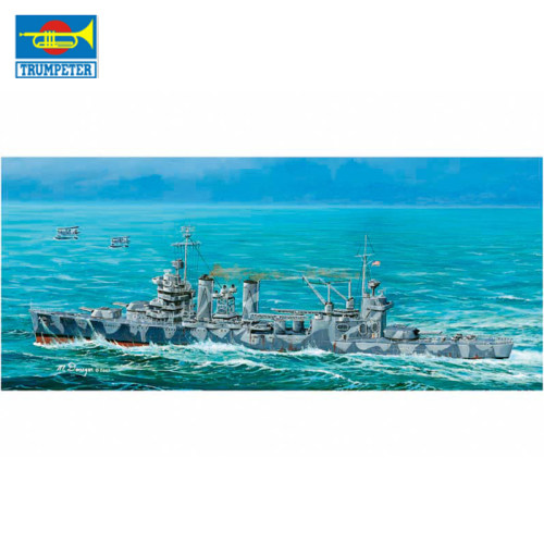 文华模型小号手 1/700美国海军图斯卡卢萨号重巡洋舰CA-37 05745