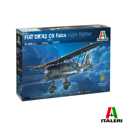 文华伊达雷利/Italeri 1/72 菲亚特FIAT CR.42 Falco 战斗机 1485