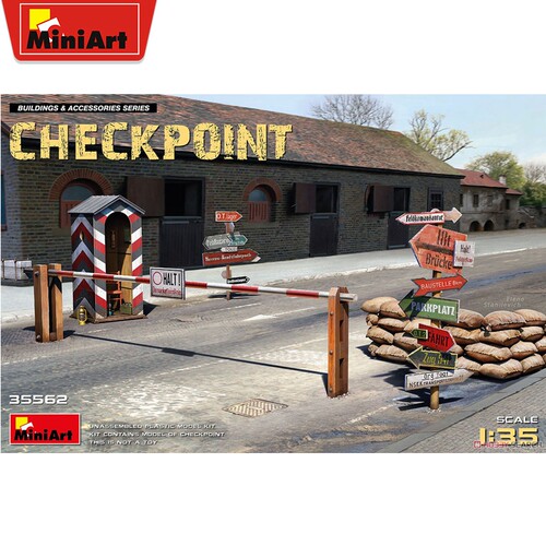 文华 MiniArt 1/35 场景  检查点 拼装模型 35562
