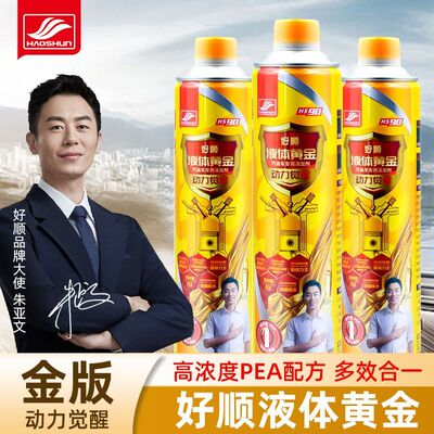 好顺液体黄金pea聚醚胺燃油宝除积碳油路清洗剂660mL正品