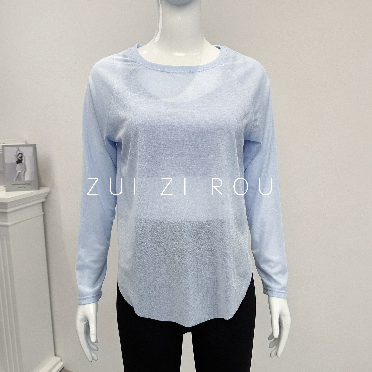 瑜伽罩衫女长袖宽松轻薄透气遮屁股健身衣普拉提训练跑步运动上衣,运动服/休闲服装,健身衣,淘宝优惠券,粉丝福利购,淘宝优惠卷