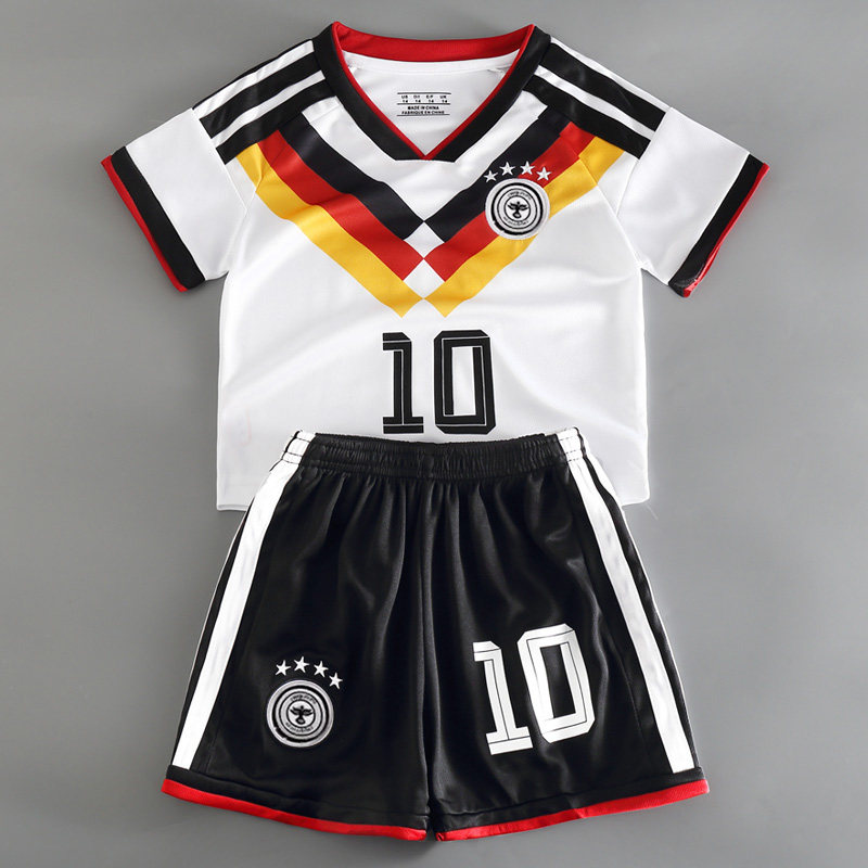 25-26赛季新款德国队成人儿童足球服套装男女速干运动训练服定制