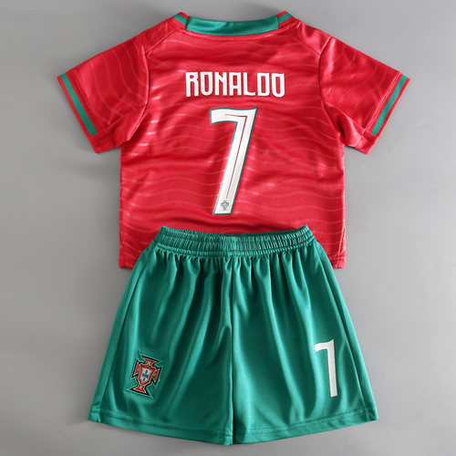 26-27赛季葡萄牙C罗球衣儿童夏装