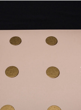 锈纸*德国原装进口壁纸墙纸*烫金轻奢波尔卡圆点55511现货