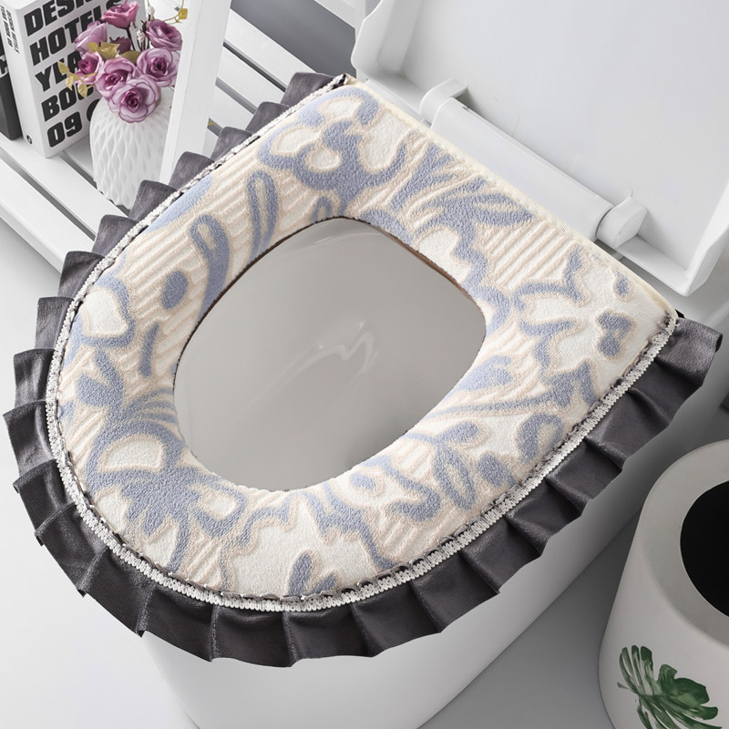 花边马桶垫坐垫子家用四季通用加厚拉链款家用马桶套坐便器套圈,家庭/个人清洁工具,马桶套/马桶座圈,淘宝优惠券,粉丝福利购,淘宝优惠卷