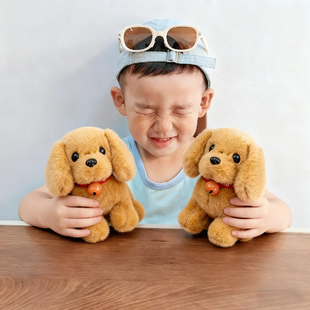 玩具狗狗走路会叫仿真小狗电动玩偶会动毛绒子儿童宠物宝宝可以溜