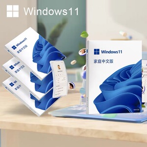 正版Windows11家庭版系统u盘彩盒电脑重装安装u盘