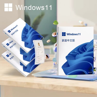 正版Windows11家庭版系统u盘彩盒电脑重装安装u盘