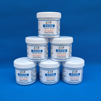 导热硅脂LED电子电器用1KG-200g CPU散热膏硅胶导热系数1.2-5.0