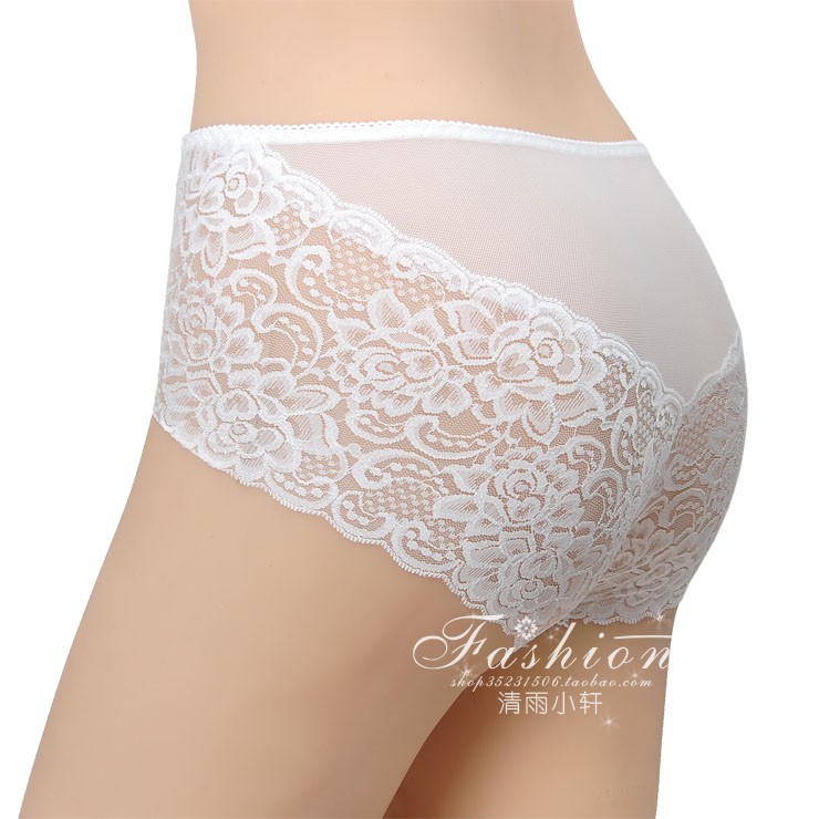日系性感高弹蕾丝女士内裤微收腹