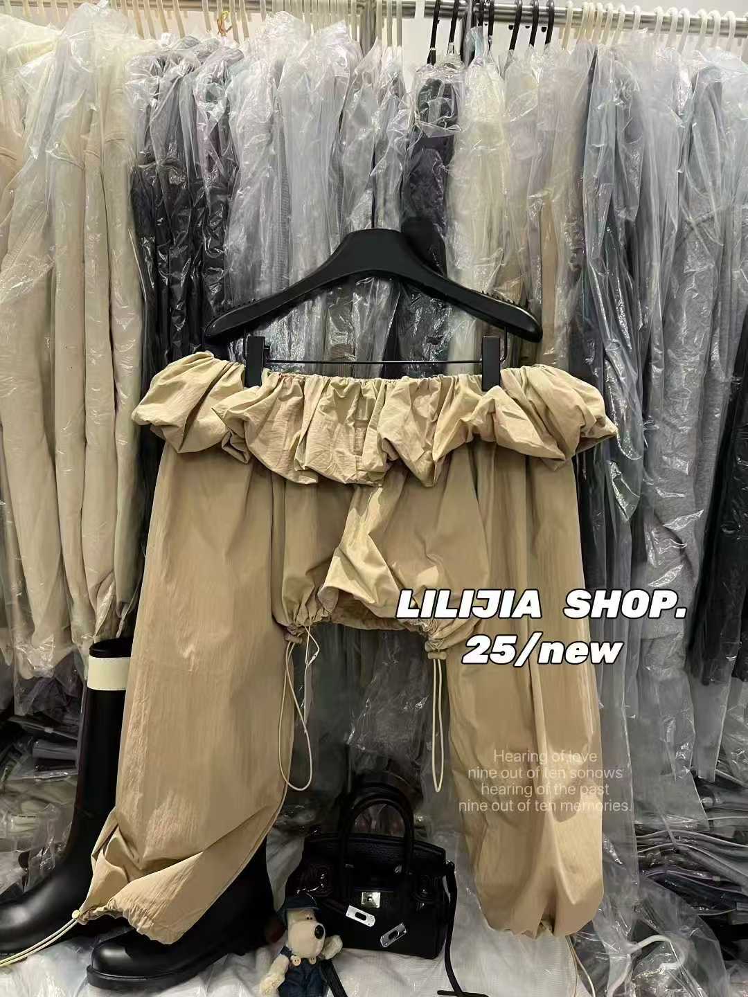 MIDO家 2025秋季新款韩版时尚百搭显瘦荷叶边一字领长袖衬衫女