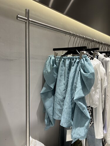 亚麻春季宽松显瘦一字肩衬衫