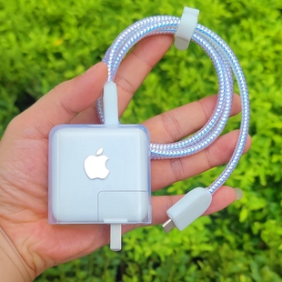 適用蘋果16 30W充電器殼35W纏繞繩 15數(shù)據(jù)線保護(hù)套iPhone16promax