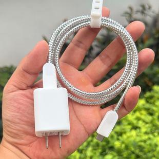 苹果17 pro充电器保护套Mophie摩尔菲45W硅胶数据线绕绳 iPhone16