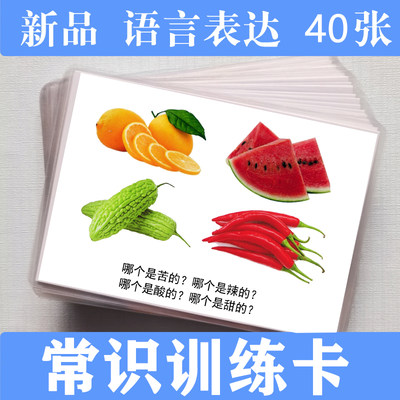 自闭症训练卡片逻辑思维益智教具