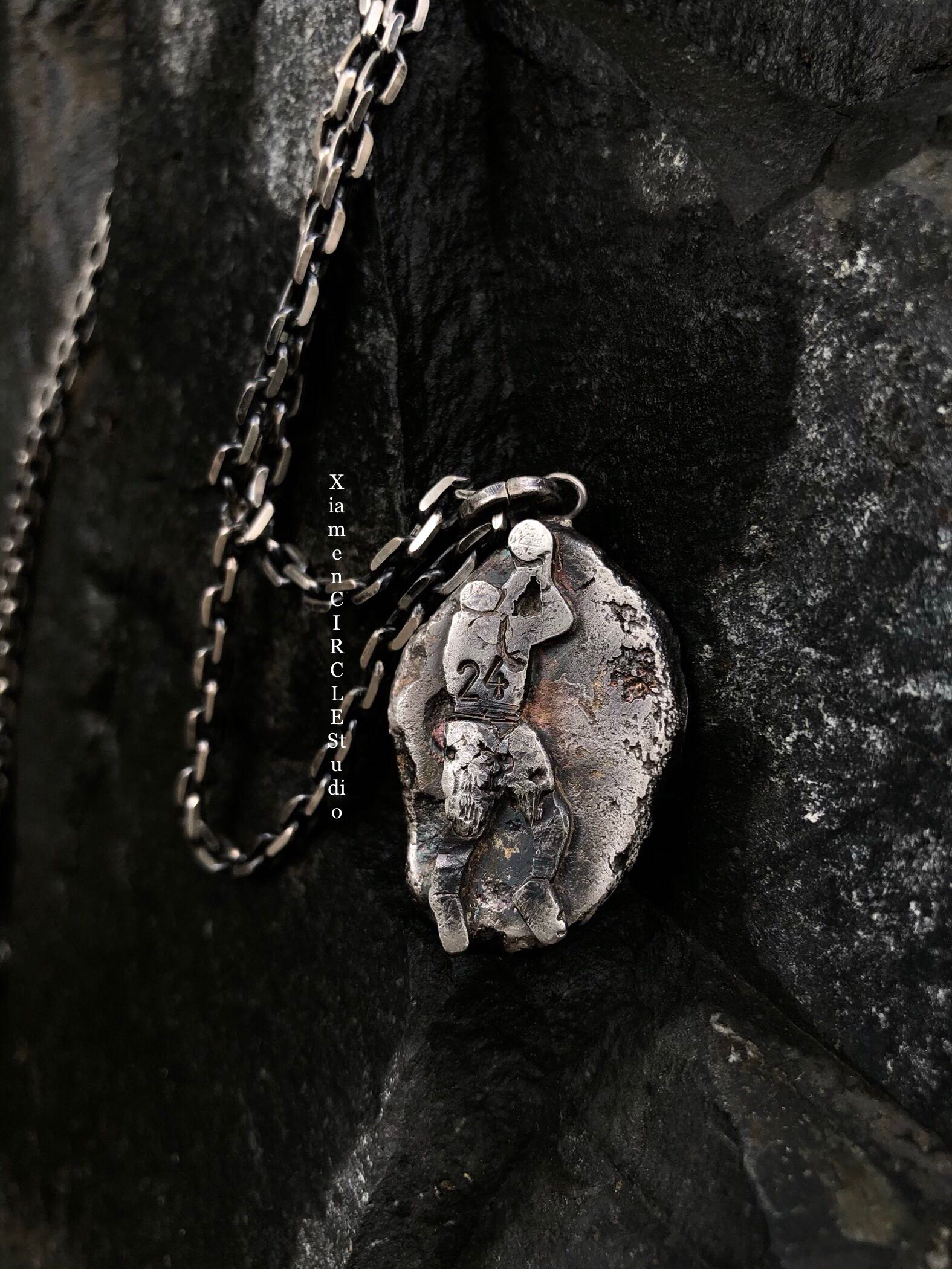 项链科比嘻哈风街舞吊坠非同款