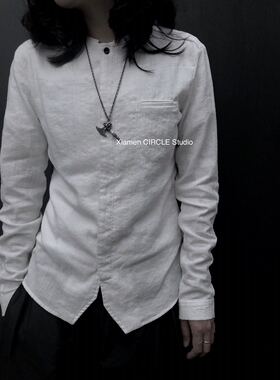 小众暗黑先锋风手工纯银配饰项链