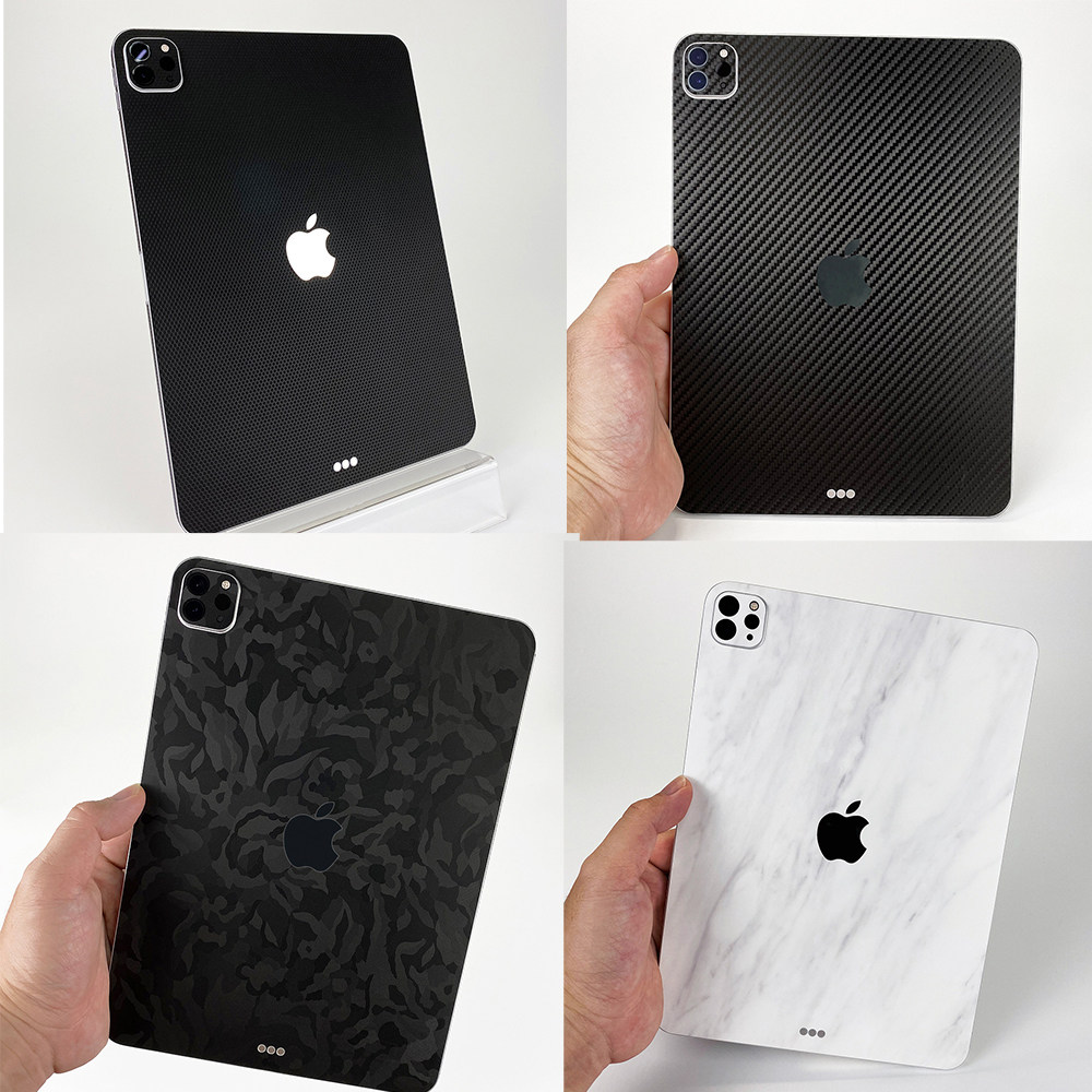 适用于ipadmini6贴纸全包air4 pro贴膜边框背贴3M进口迷彩碳纤维
