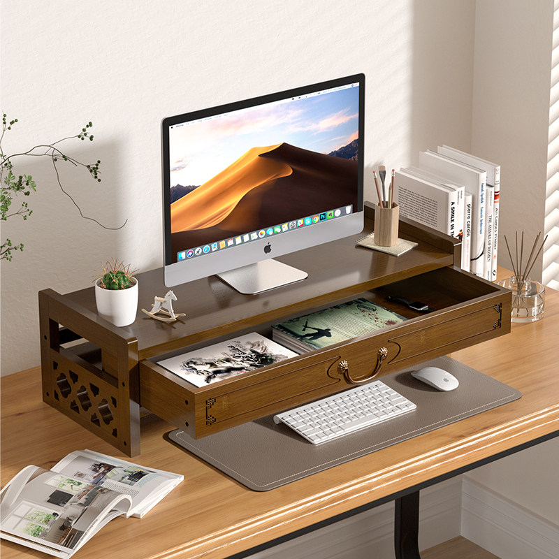 显示器增高架台式电脑桌面置物架办公室工位收纳架子垫高底座支架,住宅家具,搁板/置物架/家用陈列架,淘宝优惠券,粉丝福利购,淘宝优惠卷