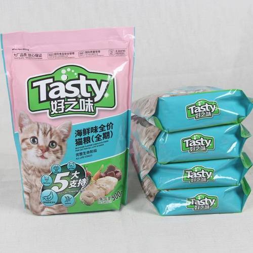 好之味海鲜味猫粮500g*5通用型