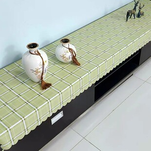 加宽电视柜条几柜防水防油防尘桌布长方形电视机长条桌盖布柜鞋柜