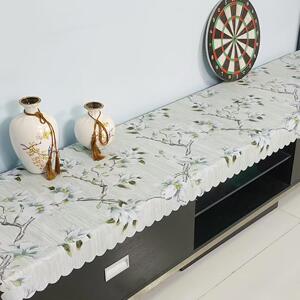 电视柜条几柜长条桌布防水防油防烫桌布长方形电视机柜鞋柜保护垫