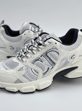 明星同款CD厚底增高老爹鞋女网面系带运动休闲鞋刺绣字母跑步鞋潮