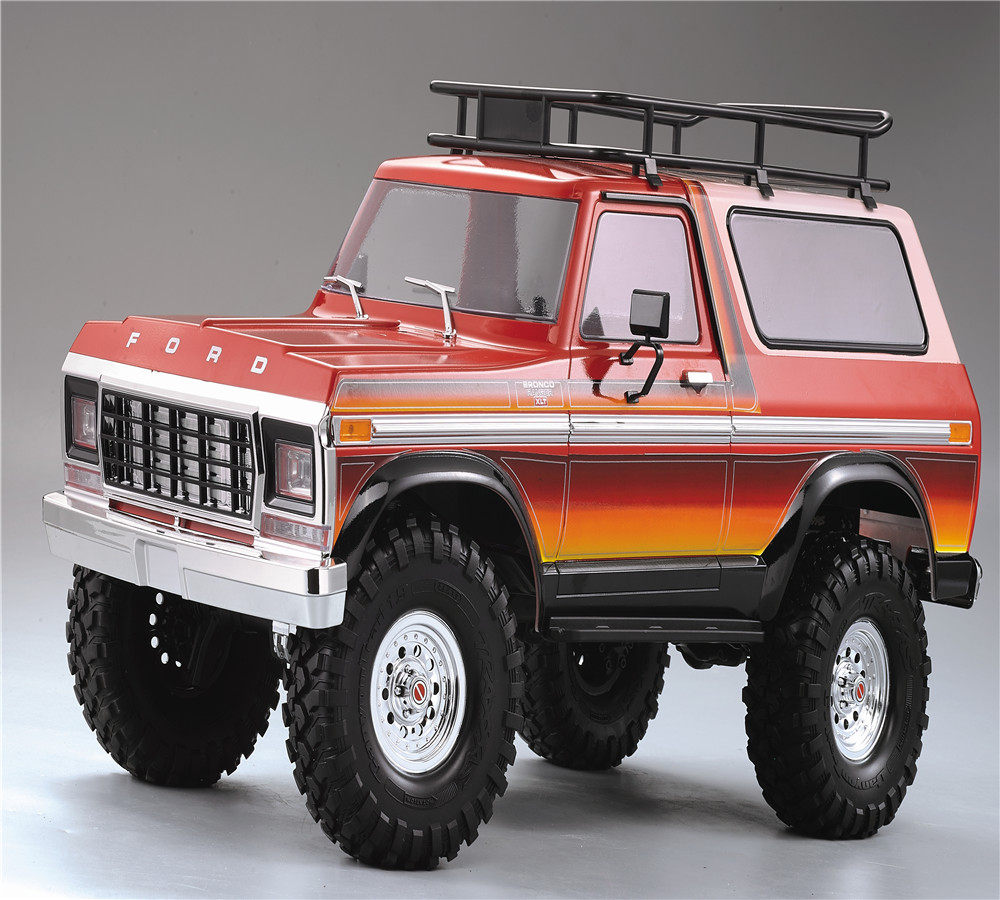 SCX10 등산 산 시뮬레이션 포드 바디 레트로 313 휠베이스 TRX4 CROSS