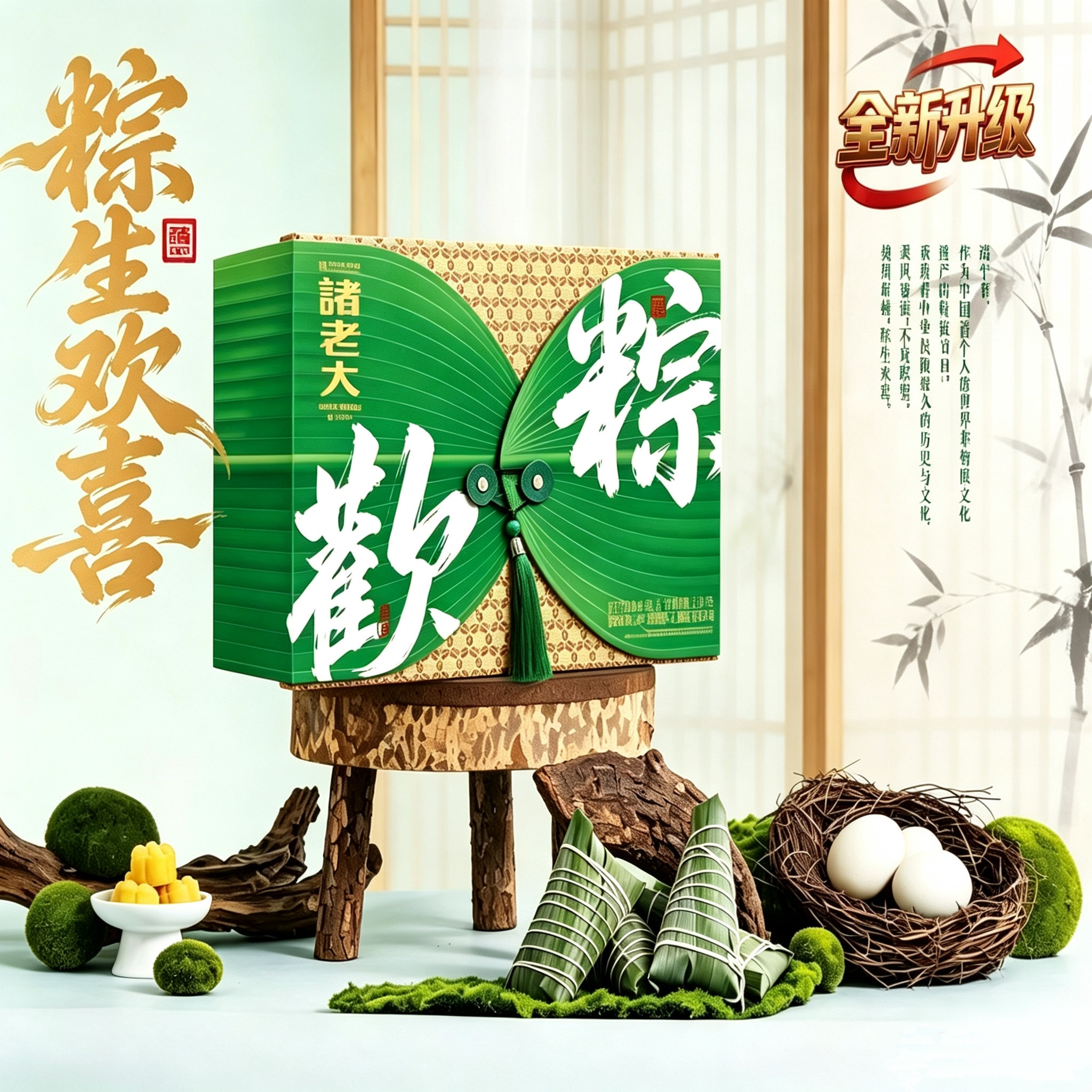 诸老大粽子礼盒嘉兴肉粽洗沙粽蜜枣粽蛋黄鲜肉粽糕点组合端午送礼