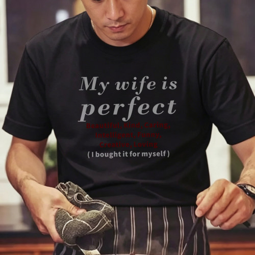 夏季情侣百搭短袖T恤Mywifeis