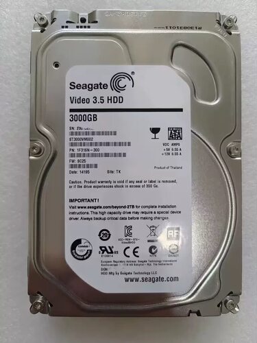 希捷ST3000VM002 监控录像机安防专用硬盘3TB
