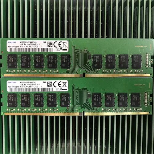 三星 16G 2RX8 DDR4 2666 纯ECC 服务器内存条 M391A2K43BB1-CTD